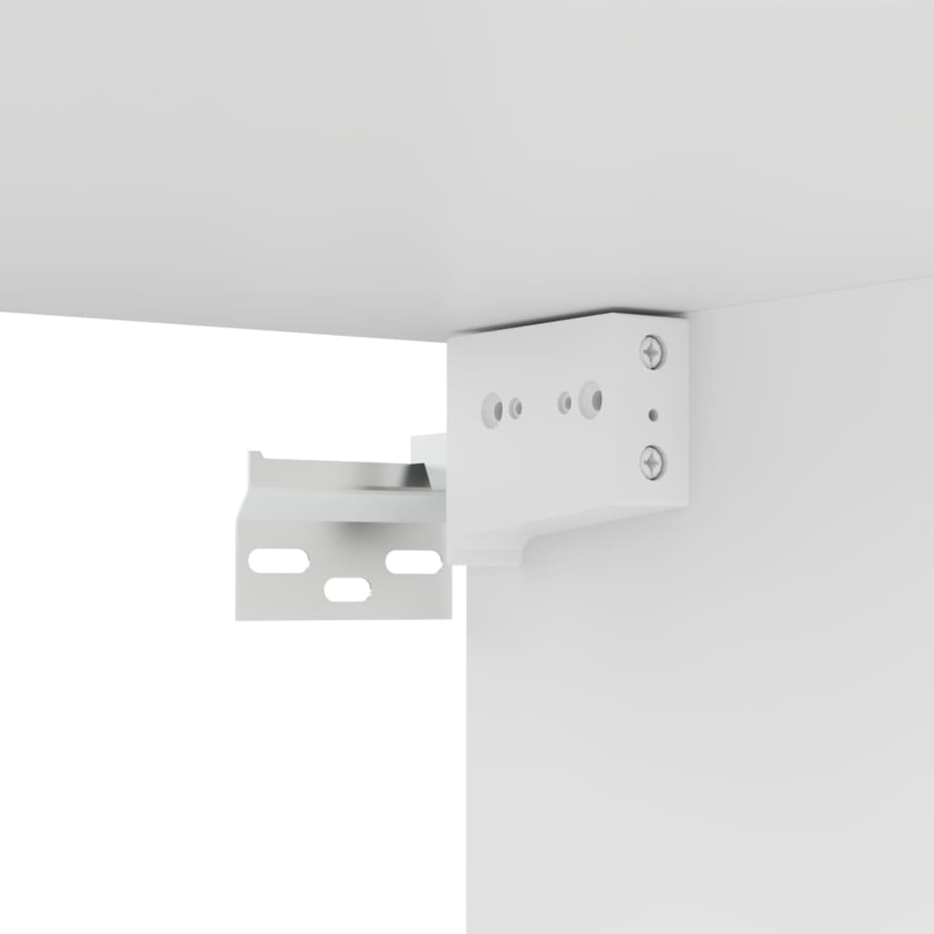 Έπιπλα Τηλεόρασης 4 τεμ. Λευκά 100 x 30 x 30 εκ. Επεξ. Ξύλο 7