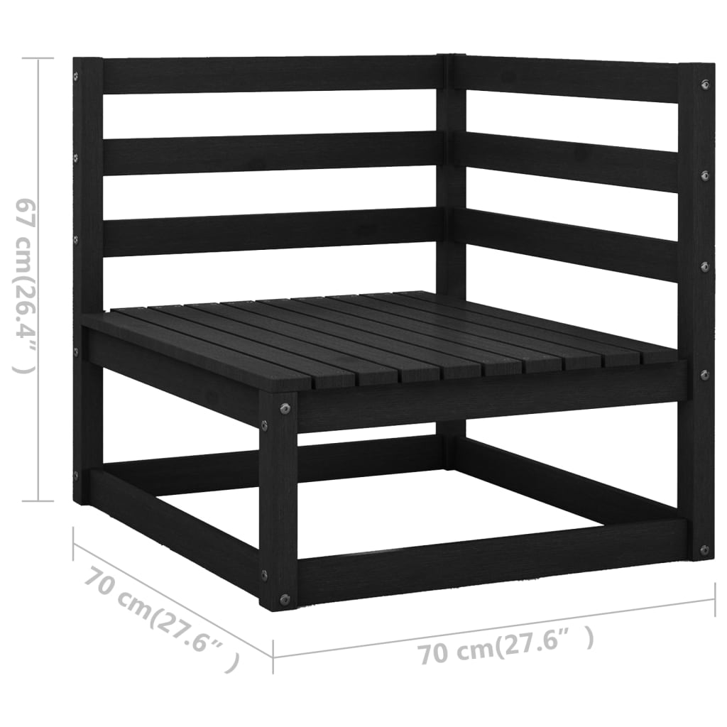Σαλόνι Κήπου Σετ 6 Τεμαχίων από Μασίφ Ξύλο Πεύκου με Μαξιλάρια 8