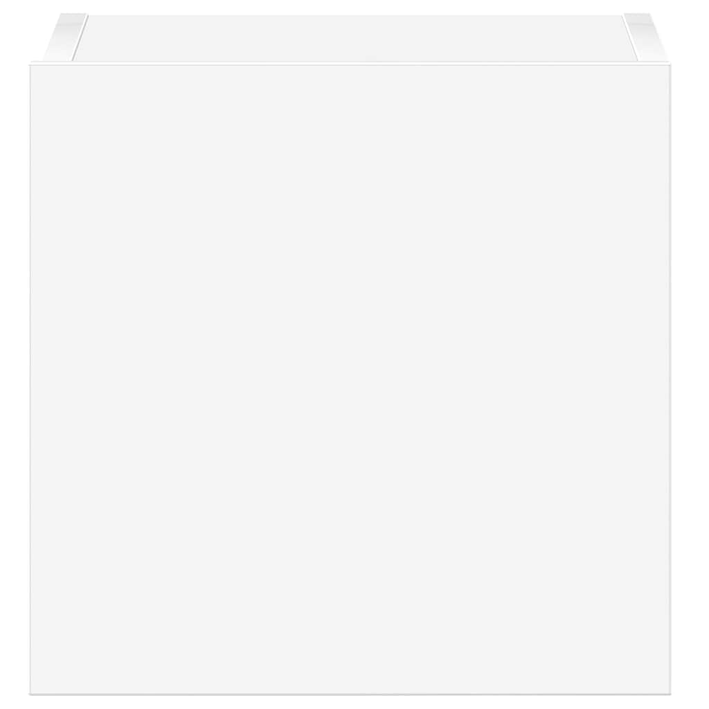 Έπιπλα Τηλεόρασης Σετ 3 Τεμαχίων Λευκό από Επεξ. Ξύλο 10