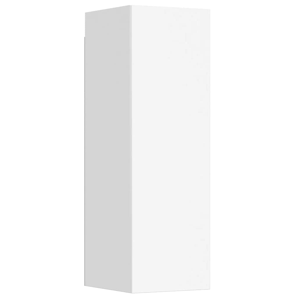 Έπιπλα Τηλεόρασης Σετ 3 Τεμαχίων Λευκό από Επεξ. Ξύλο 6