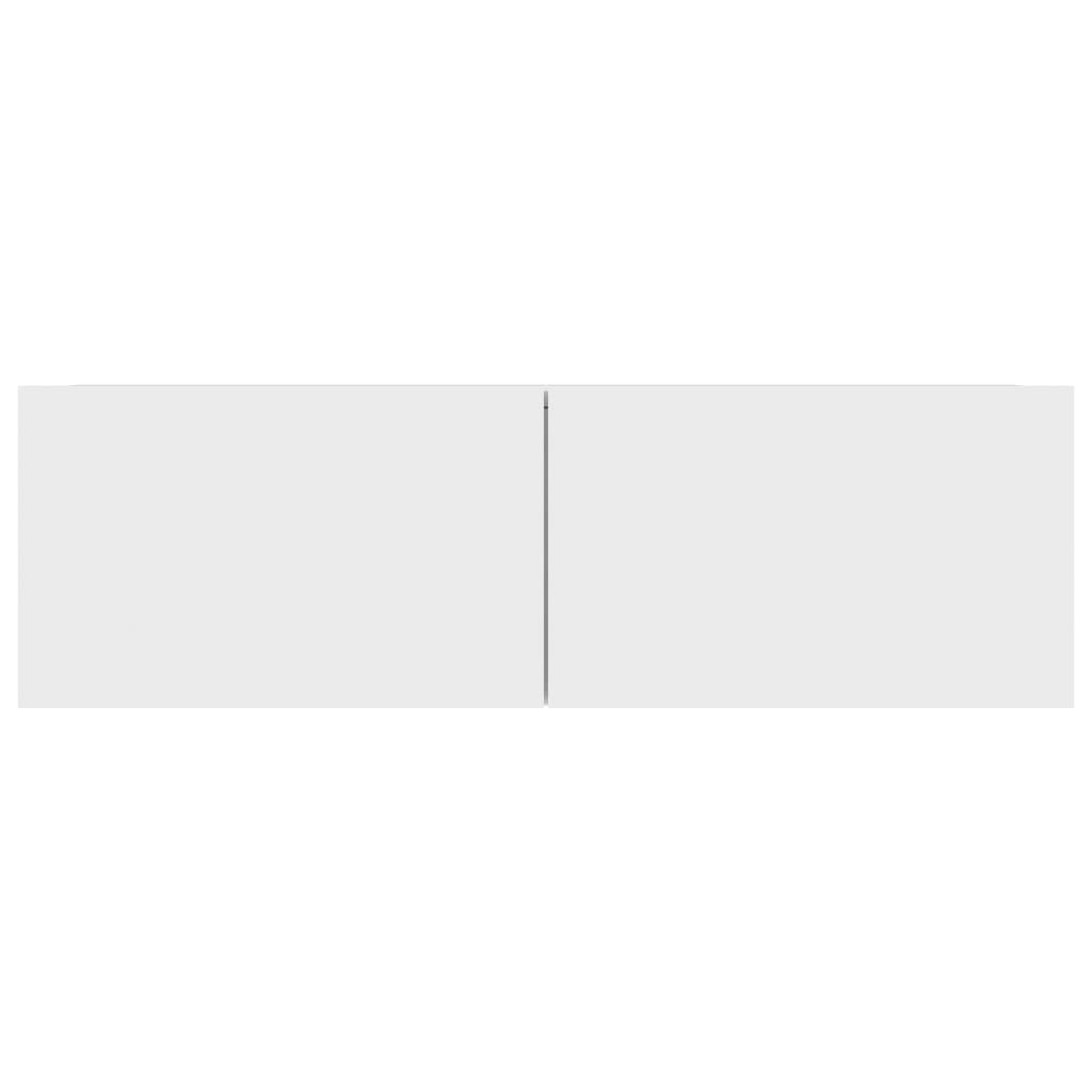 Έπιπλα Τηλεόρασης 3 τεμ. Λευκά από Επεξ. Ξύλο 5