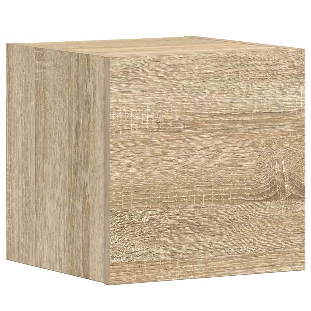 Έπιπλα Τηλεόρασης Σετ 3 Τεμαχίων Sonoma Δρυς από Επεξ. Ξύλο 6