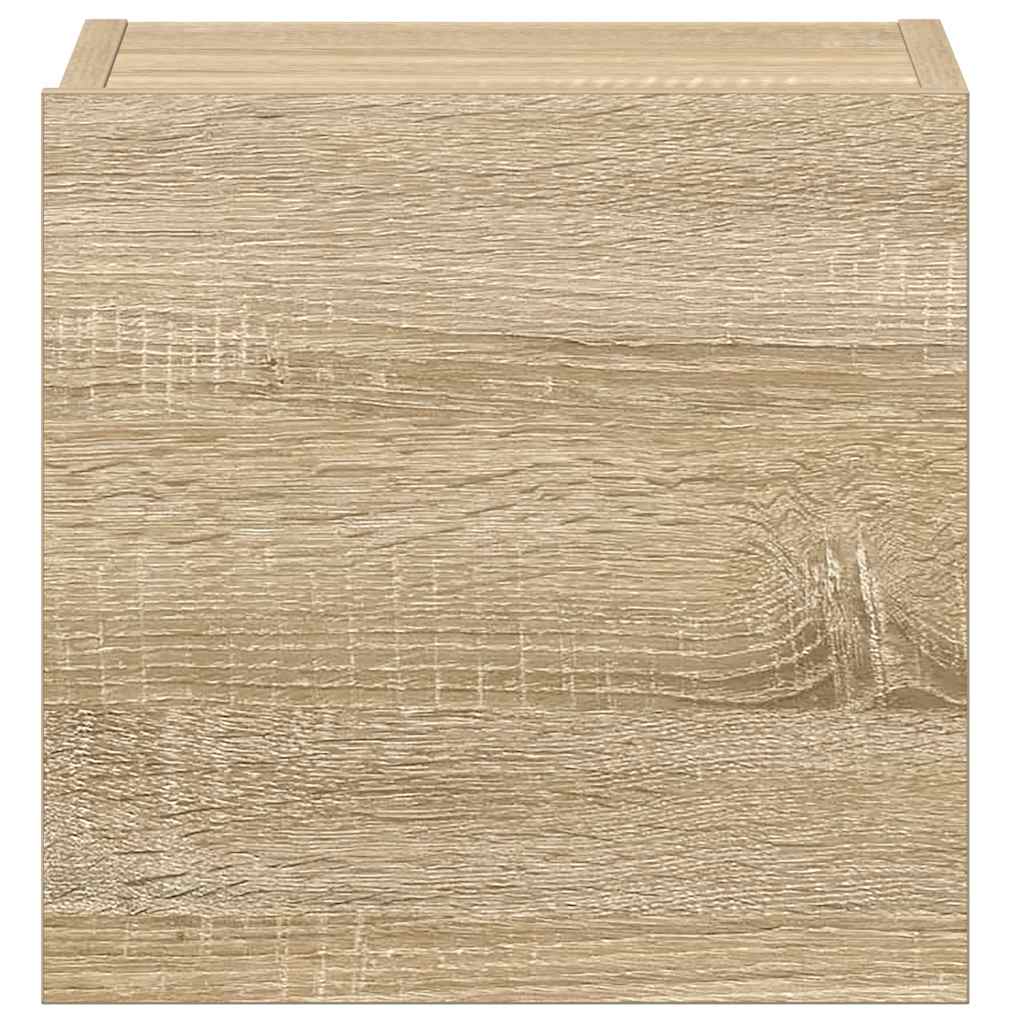 Έπιπλο Τηλεόρασης 5 Τεμαχίων Sonoma Δρυς από Επεξ. Ξύλο 9