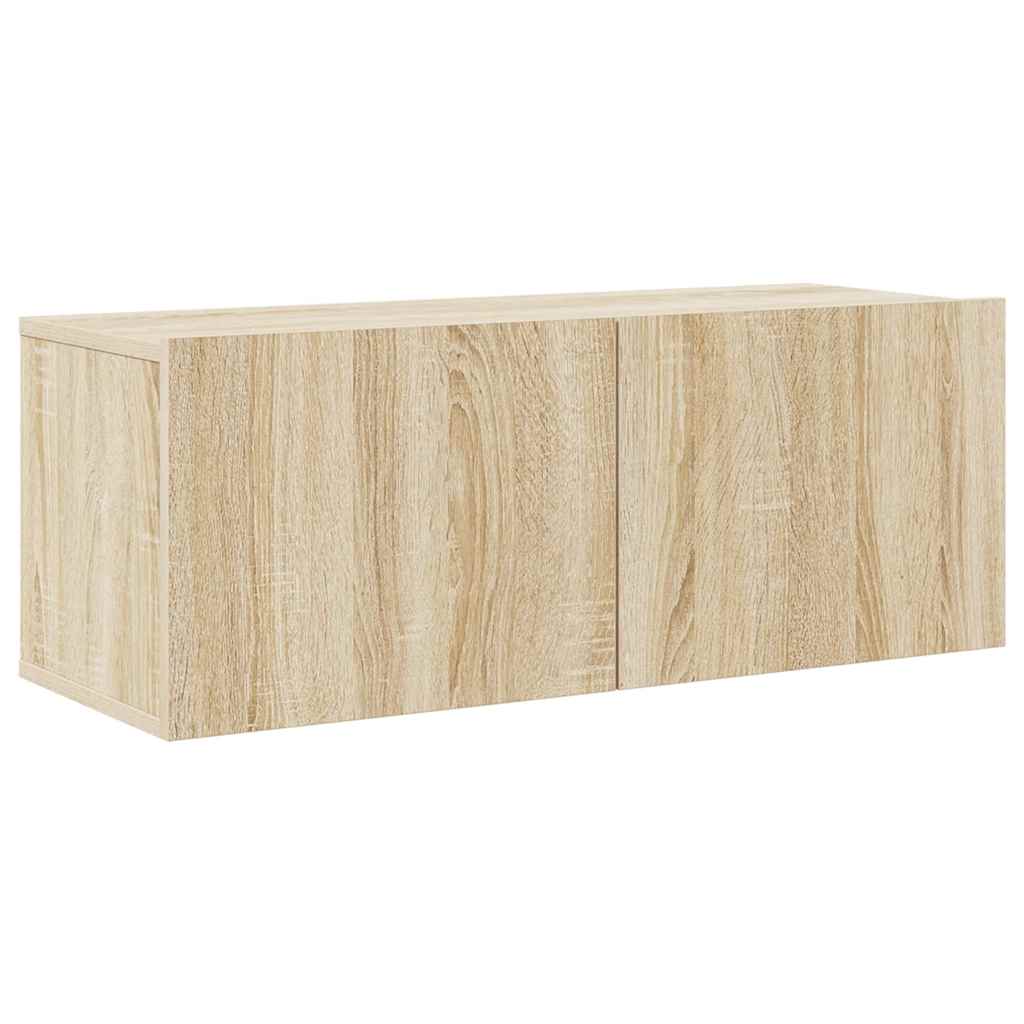 Έπιπλα Τηλεόρασης Σετ 6 Τεμαχίων Sonoma Δρυς από Επεξ. Ξύλο 4