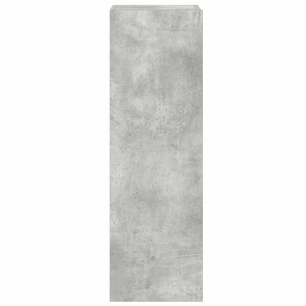 Έπιπλα Τηλεόρασης Σετ 3 Τεμαχίων Γκρι Σκυροδέματος Επεξ. Ξύλο 8