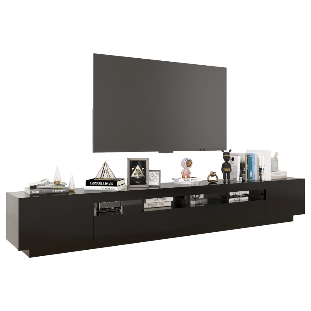 Έπιπλο Τηλεόρασης με LED Μαύρο 260 x 35 x 40 εκ. 6