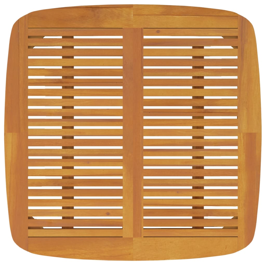 Τραπέζι Κήπου 85 x 85 x 75 εκ. από Μασίφ Ξύλο Ακακίας 5