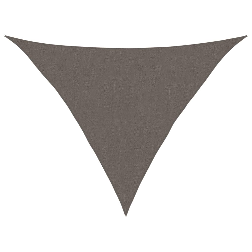 Πανί Σκίασης Ανθρακί 2,5 x 2,5 x 3,5 μ. από HDPE 160 γρ./μ² 2