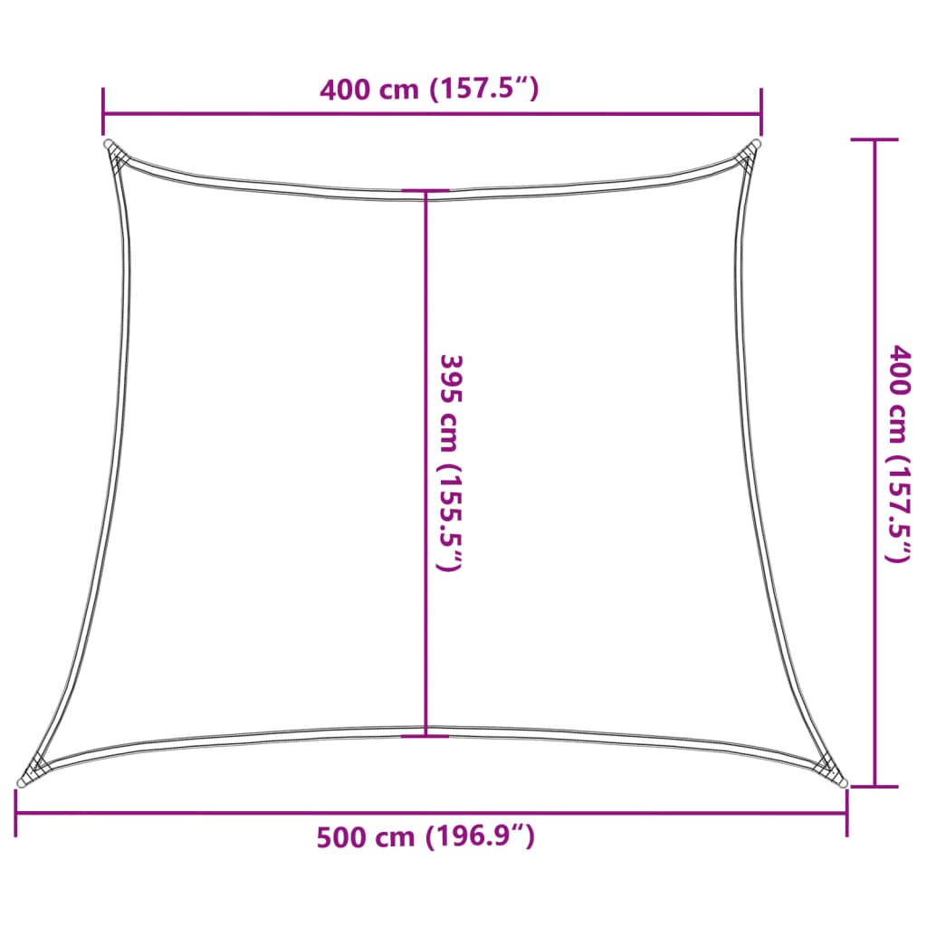Πανί Σκίασης Μπεζ 4/5 x 4 μ. 160 γρ./μ² από HDPE 10