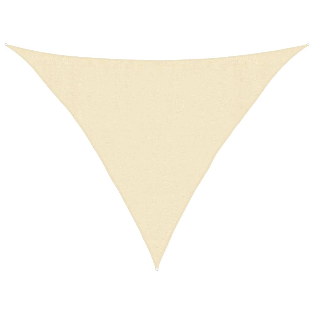 Πανί Σκίασης Κρεμ 3,5 x 3,5 x 4,9 μ. από HDPE 160 γρ./μ² 2