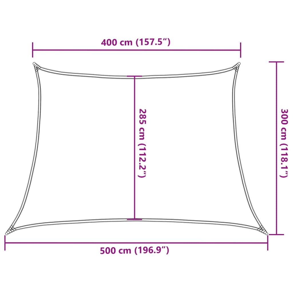 Πανί Σκίασης Ανοιχτό Πράσινο 4/5 x 3 μ. από HDPE 160 γρ./μ² 10