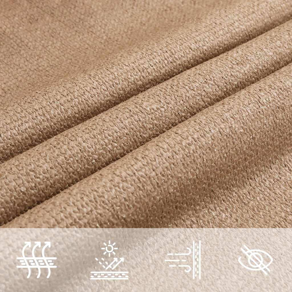 Πανί Σκίασης Taupe 2,5 x 4,5 μ. από HDPE 160 γρ./μ² 7