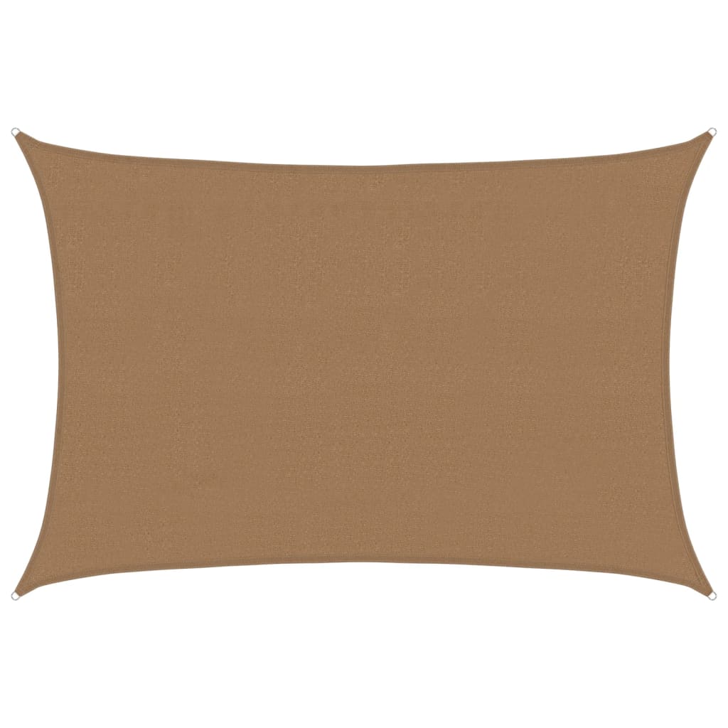 Πανί Σκίασης Taupe 4 x 6 μ. από HDPE 160 γρ./μ² 2