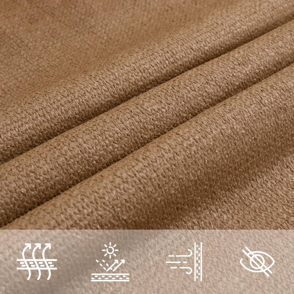 Πανί Σκίασης Taupe 4 x 6 μ. από HDPE 160 γρ./μ² 5