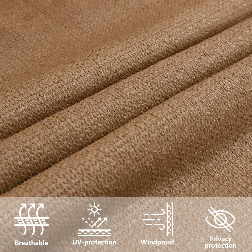 Πανί Σκίασης Taupe 5 x 8 μ. από HDPE 160 γρ/μ² 11