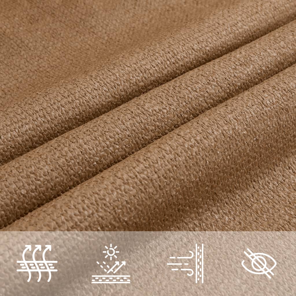 Πανί Σκίασης Taupe 3 x 3 x 3 μ. από HDPE 160 γρ/μ² 5