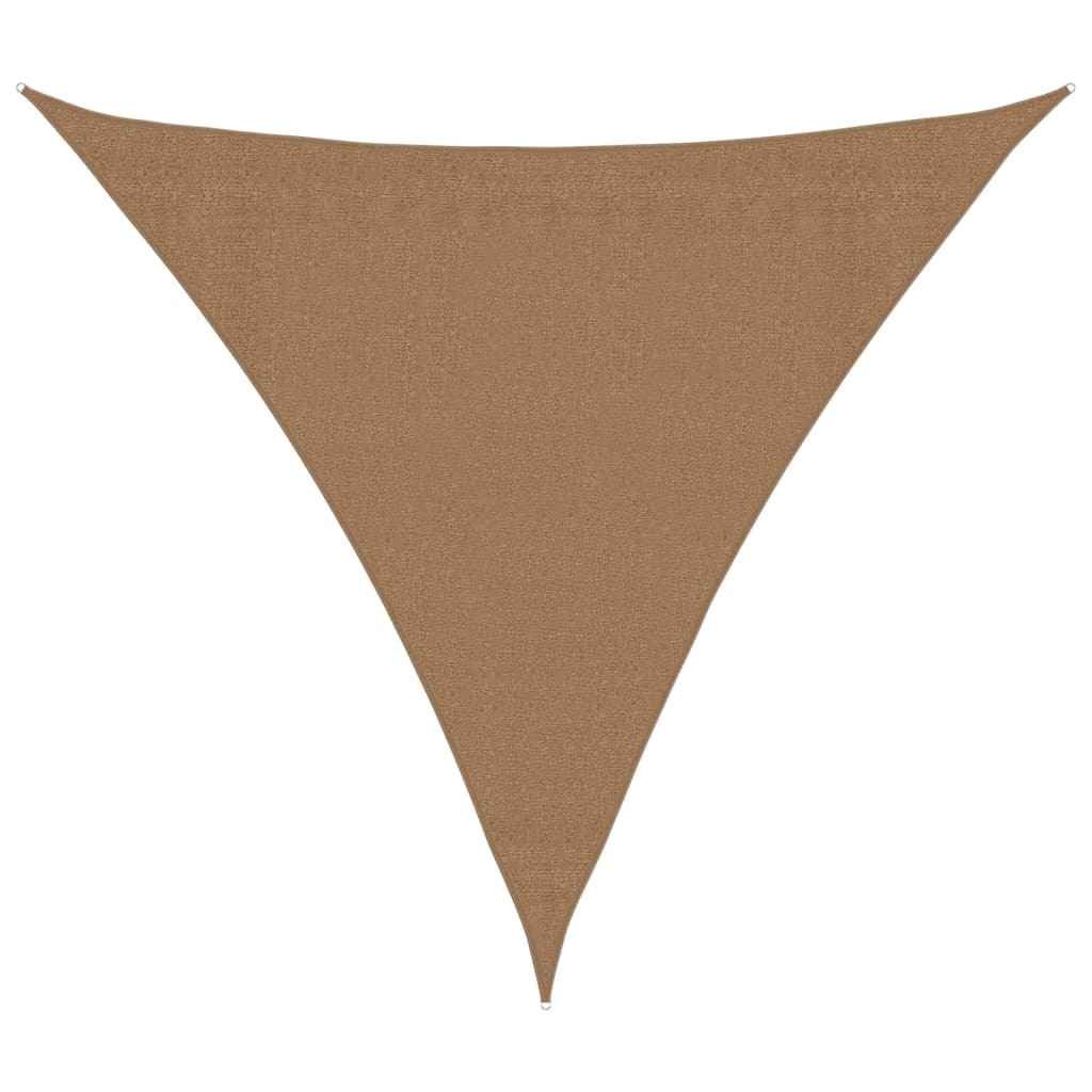 Πανί Σκίασης Taupe 3,6 x 3,6 x 3,6 μ. από HDPE 160 γρ./μ² 2