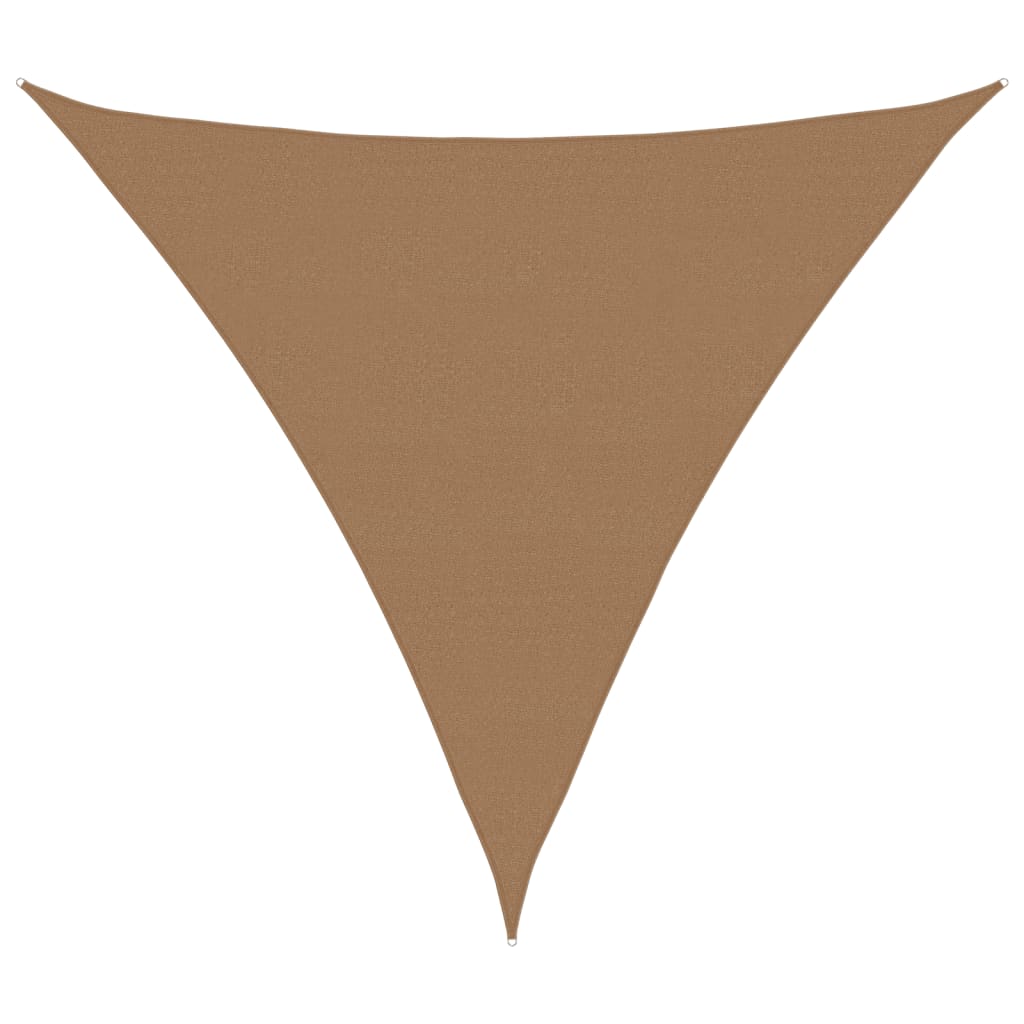Πανί Σκίασης Taupe 6 x 6 x 6 μ. από HDPE 160 γρ./μ² 2