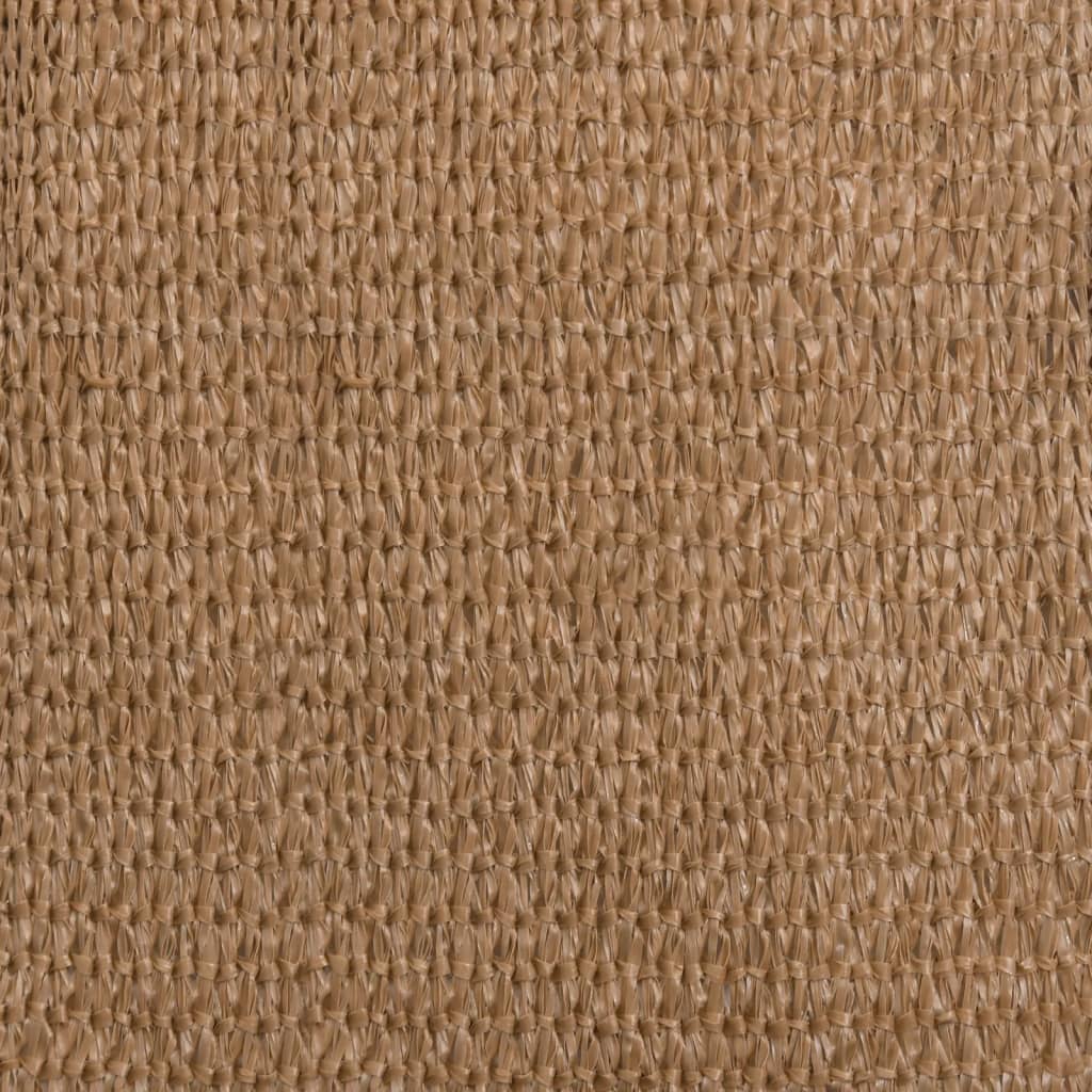 Πανί Σκίασης Taupe 6 x 6 x 6 μ. από HDPE 160 γρ./μ² 9