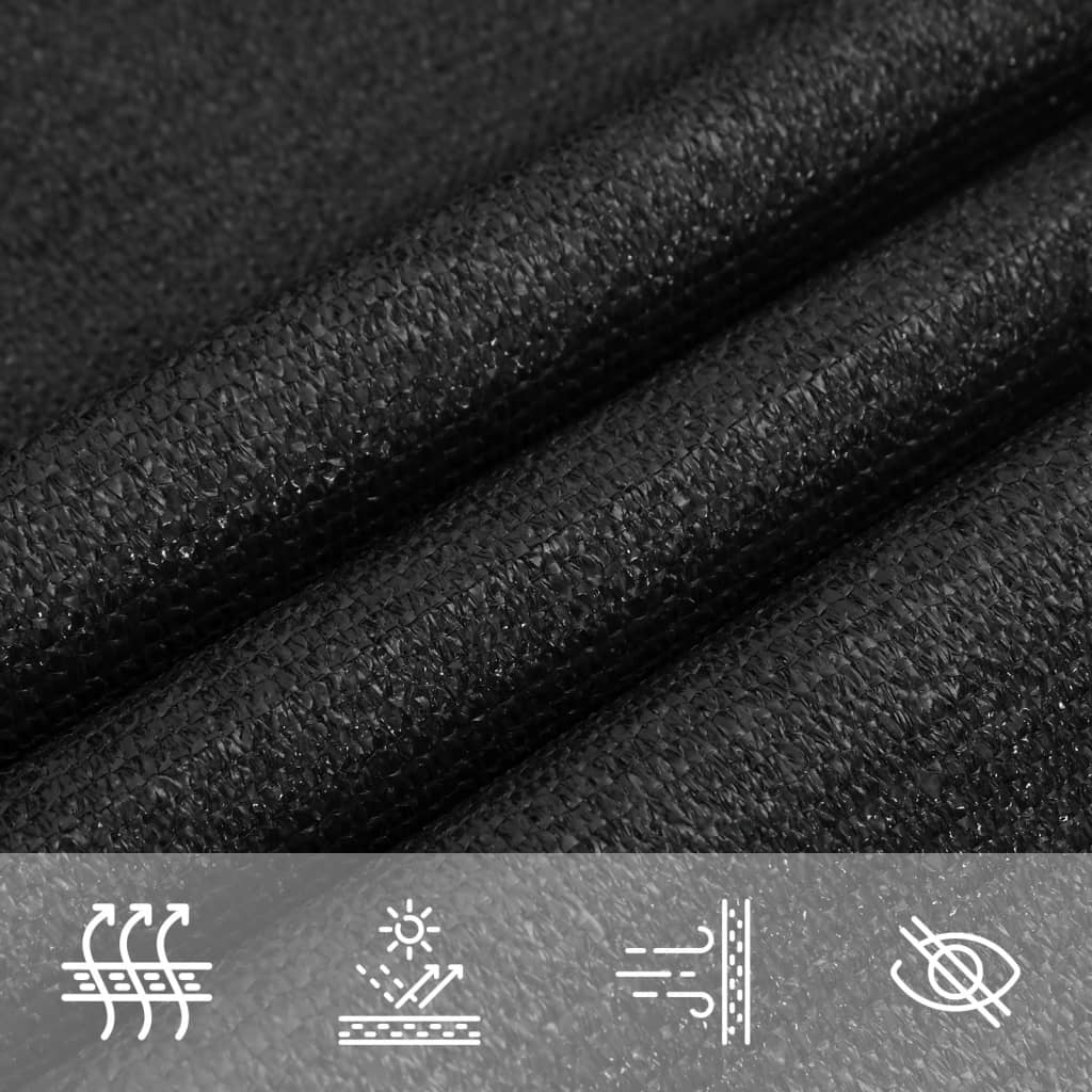Πανί Σκίασης Μαύρο 2 x 5 μ. από HDPE 160 γρ./μ² 7