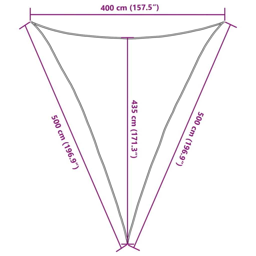 Πανί Σκίασης Μαύρο 4 x 5 x 5 μ. από HDPE 160 γρ./μ² 10
