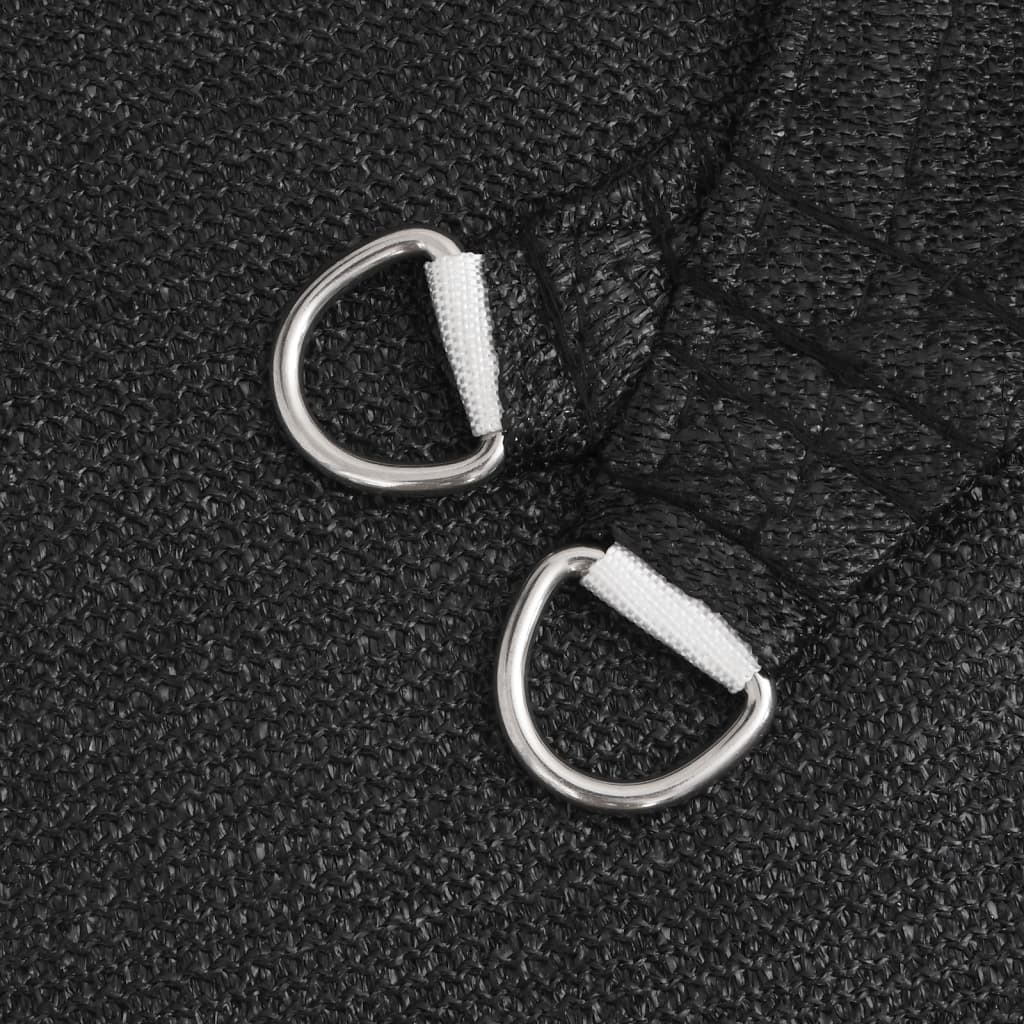 Πανί Σκίασης Μαύρο 4 x 5 x 5 μ. από HDPE 160 γρ./μ² 5