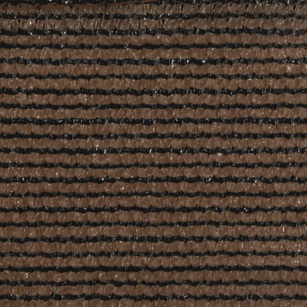 Πανί Σκίασης Καφέ 6 x 6 x 6 μ. από HDPE 160 γρ./μ² 9