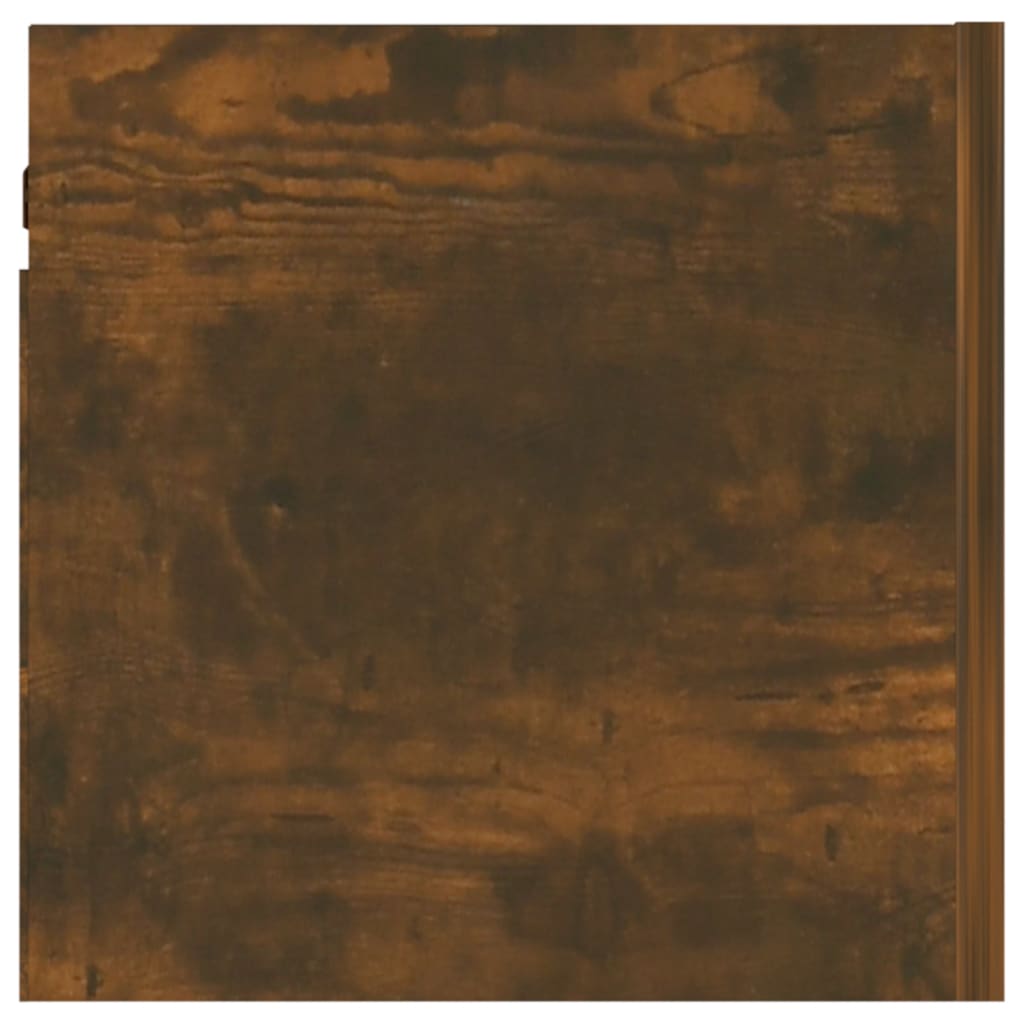 Έπιπλα Τηλεόρασης Επιτοίχια 8 τεμ.Καπνιστή δρυς 30,5x30x30 εκ. 4