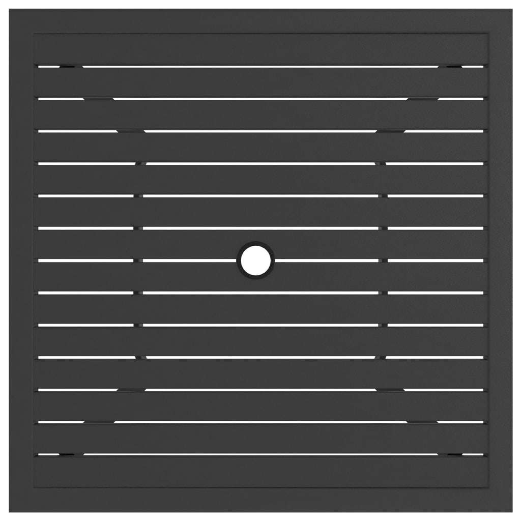 Τραπέζι Κήπου Ανθρακί 81,5 x 81,5 x 72 εκ. Ατσάλινο 3