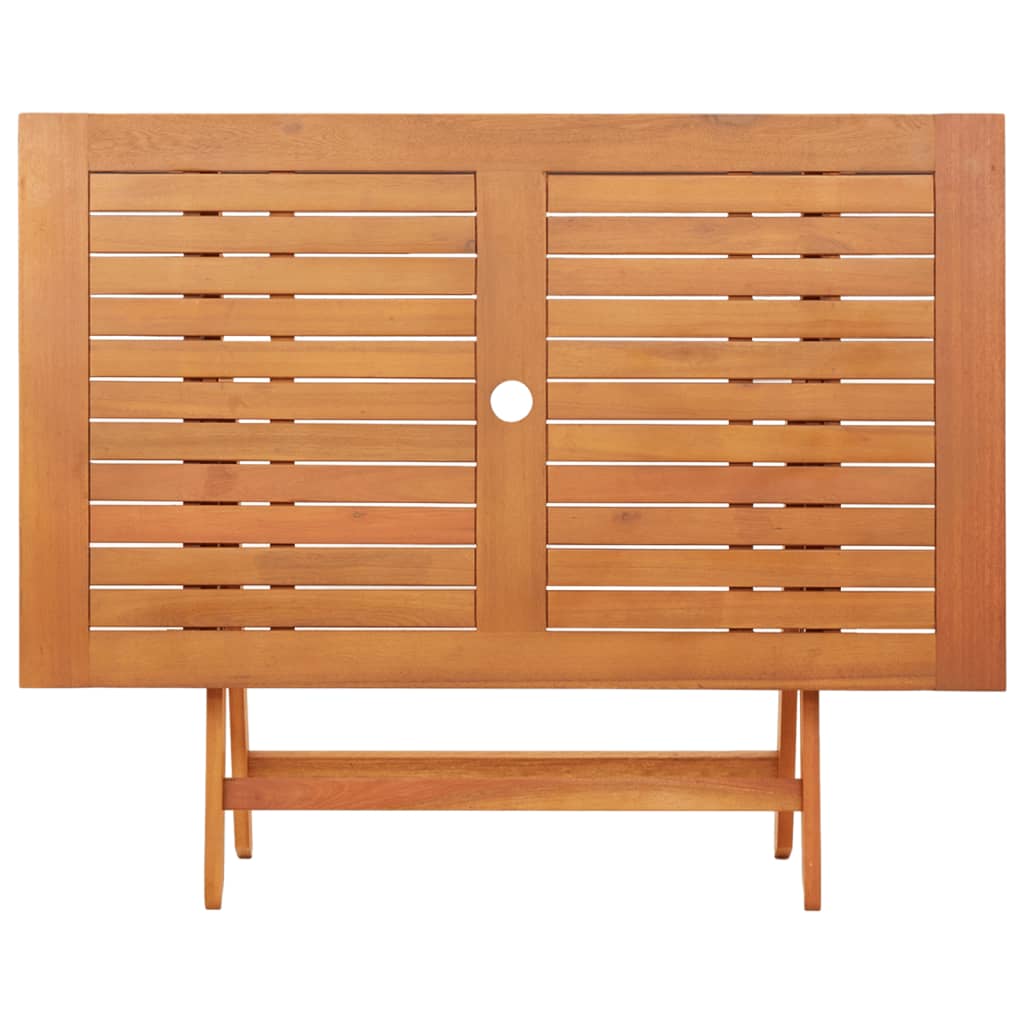 Τραπέζι Κήπου Πτυσσόμενο 120x70x75 εκ. Μασίφ Ξύλο Ευκαλύπτου 4