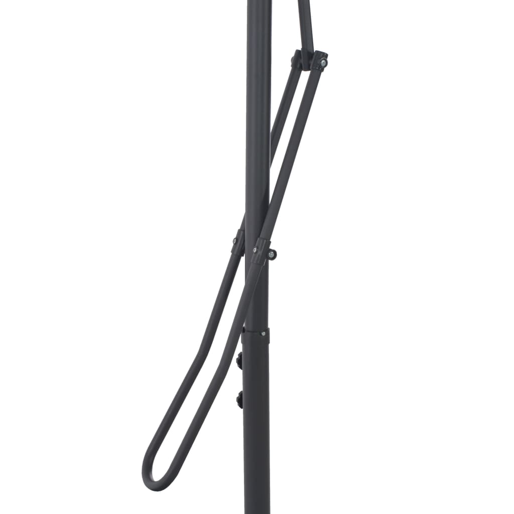 Ομπρέλα Κήπου Τερακότα 250x250x230 εκ. με Ατσάλινο Ιστό 5