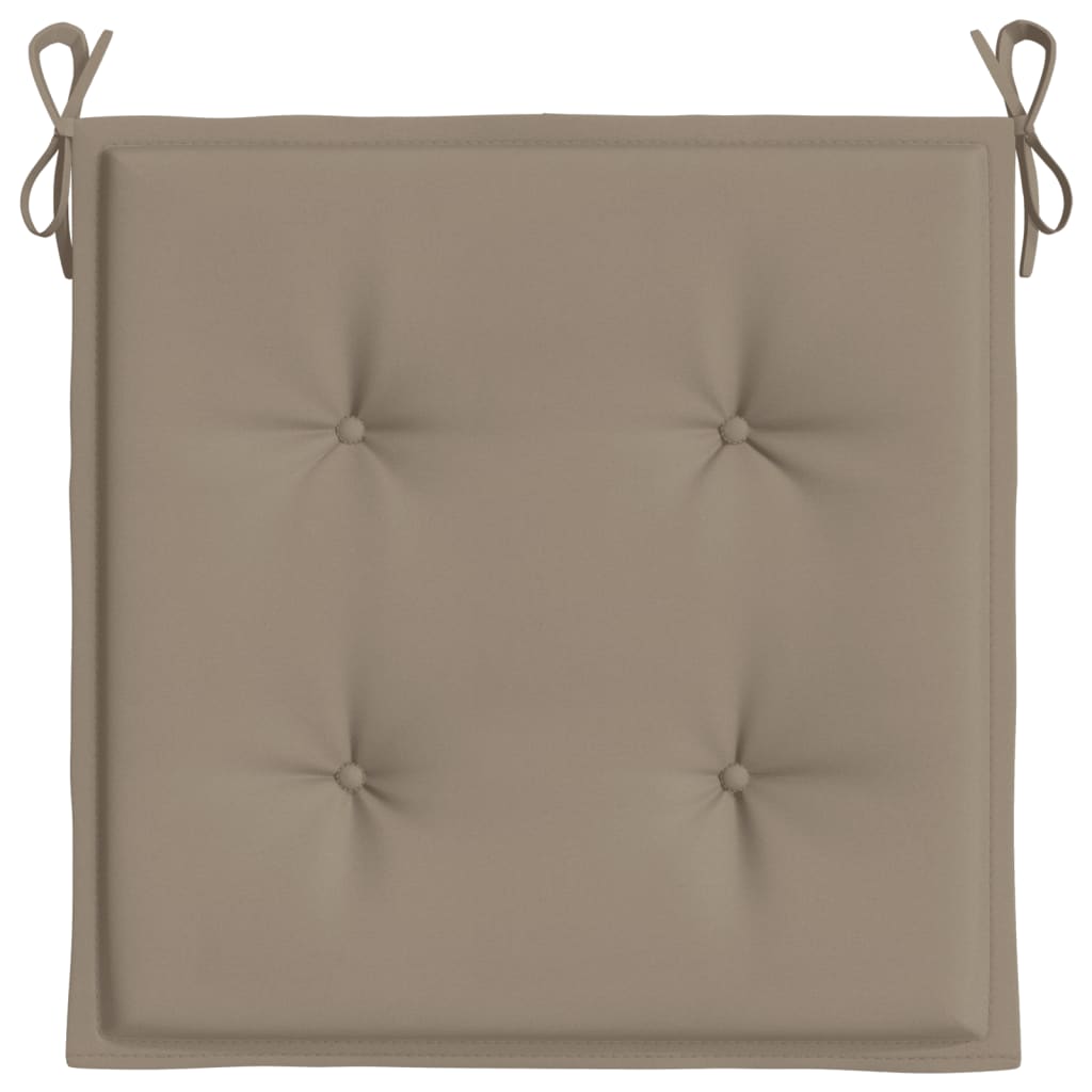 Μαξιλάρια Καρέκλας Κήπου 6 τεμ. Taupe 50x50x3 εκ. Oxford Ύφασμα 6