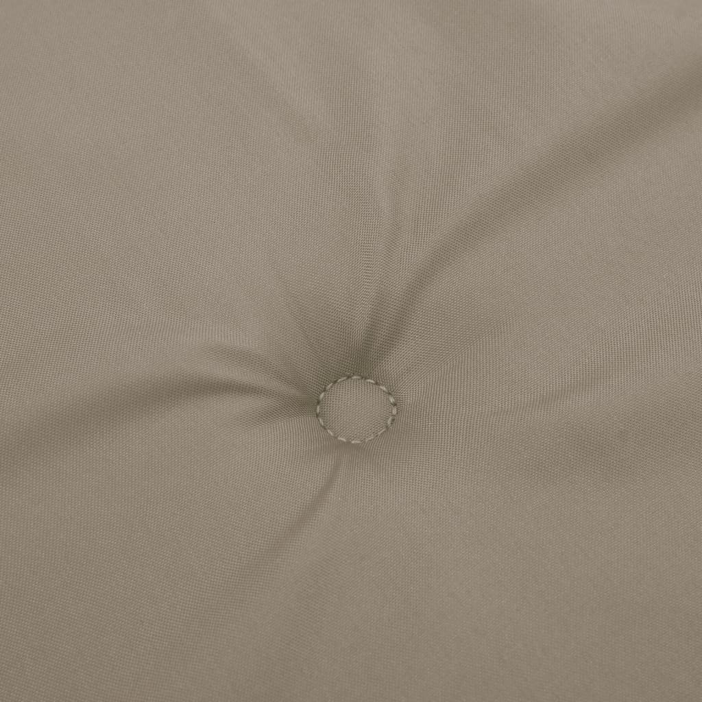 Μαξιλάρια Καρέκλας Κήπου με Πλάτη 6 τεμ. Taupe 120x50x3 εκ. 8