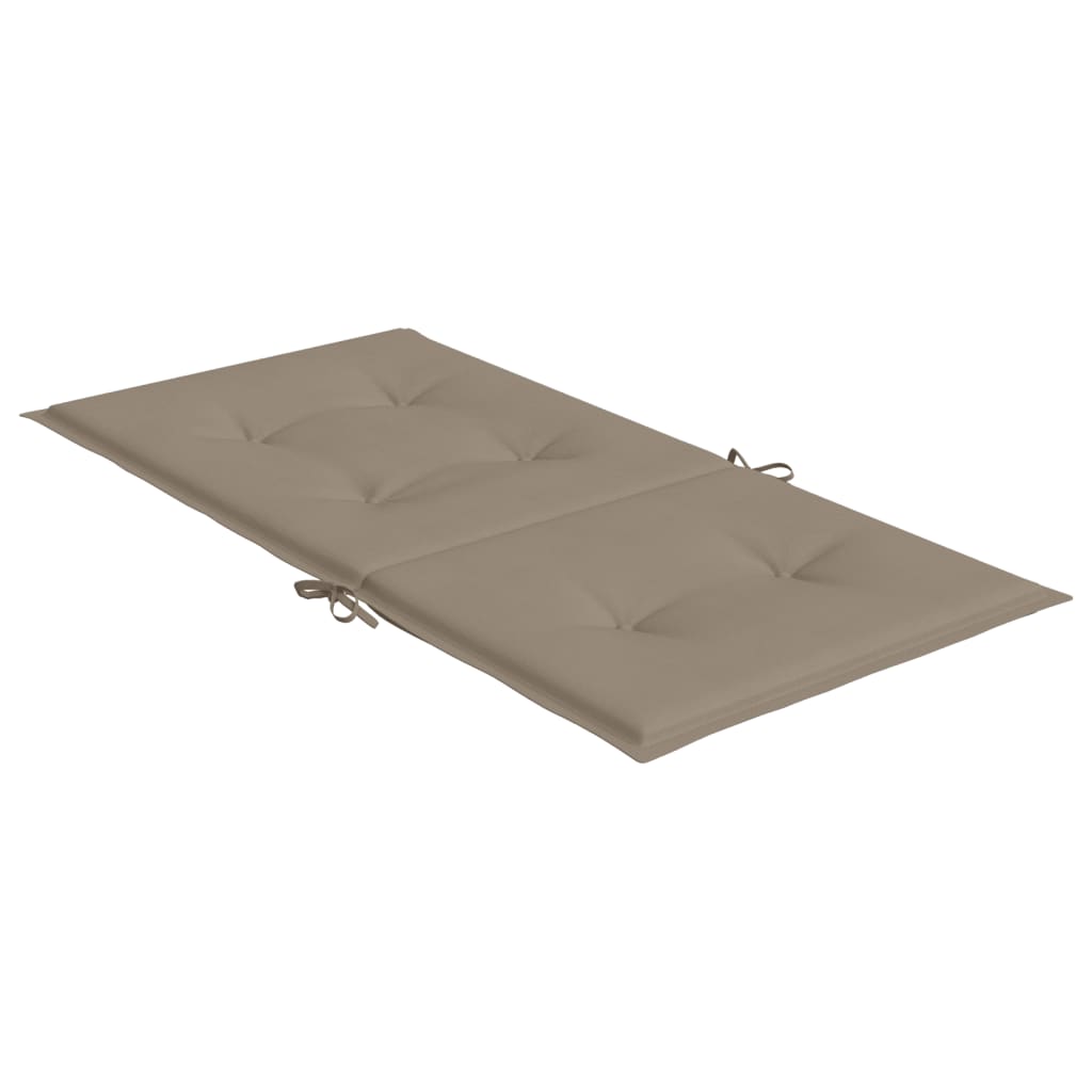 Μαξιλάρια Καρέκλας Κήπου Πλάτη 6τεμ Taupe 100x50x3εκ Oxford Ύφ. 6