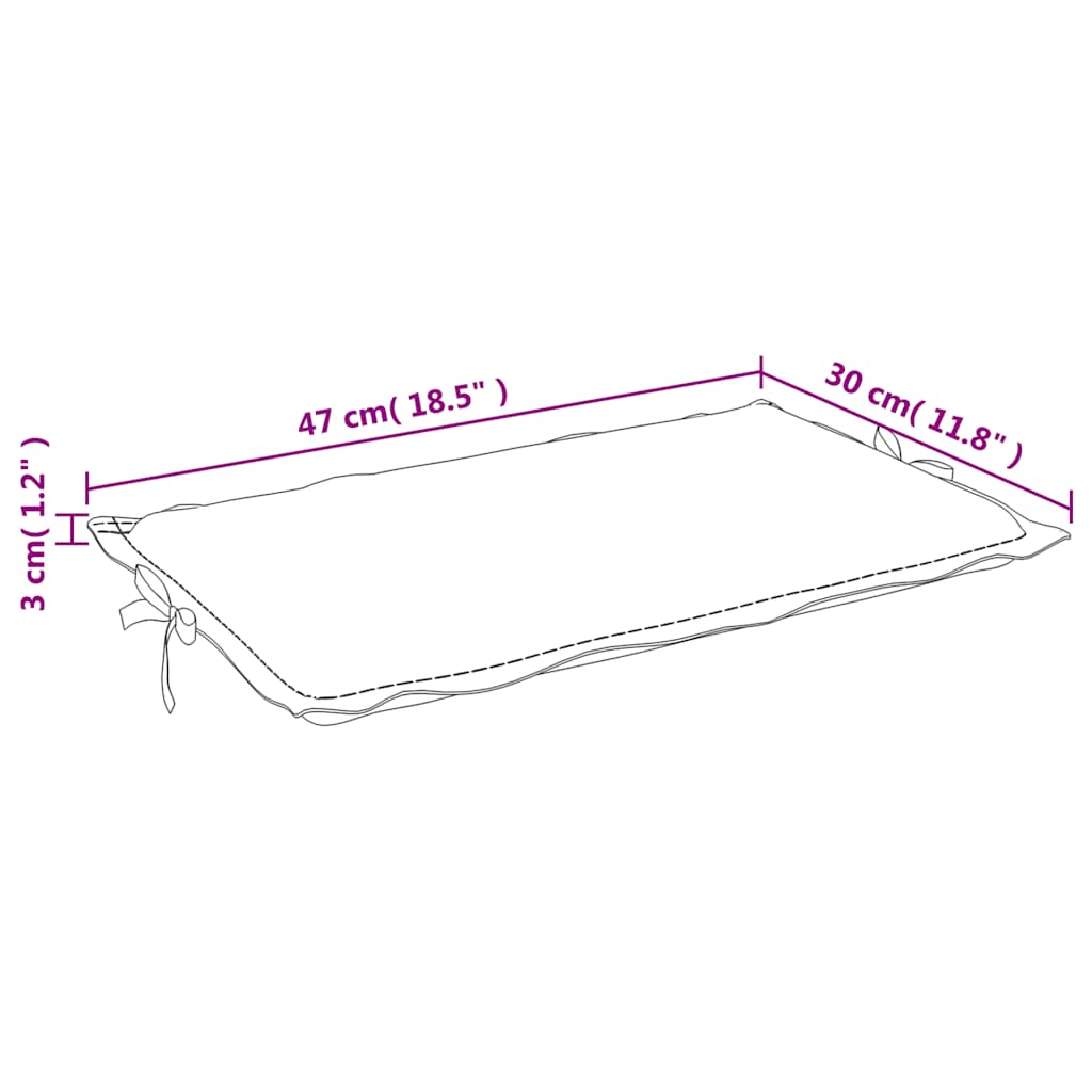 Μαξιλάρι Ξαπλώστρας Ανθρακί 186x58x4εκ. από Ύφασμα Oxford 10