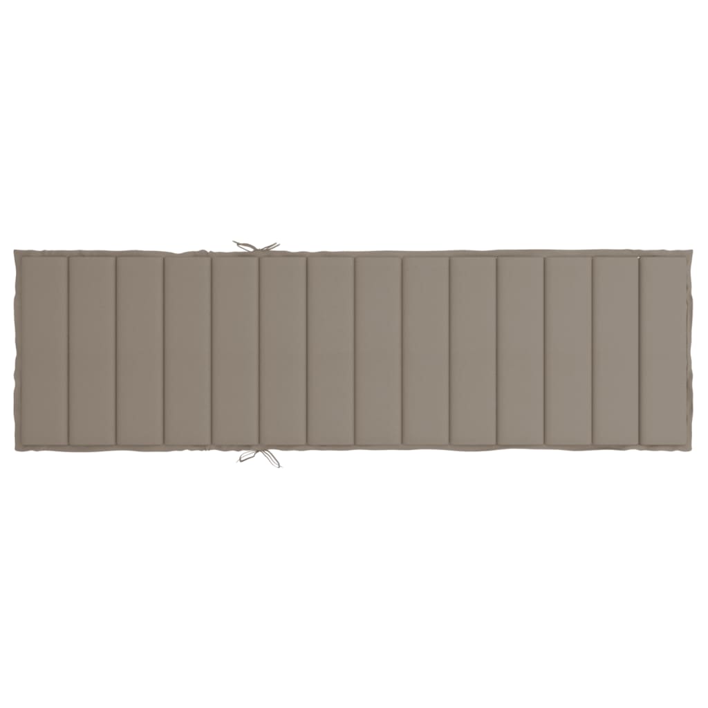 Μαξιλάρι Ξαπλώστρας Taupe 200 x 70 x 3εκ. από Ύφασμα Oxford 5
