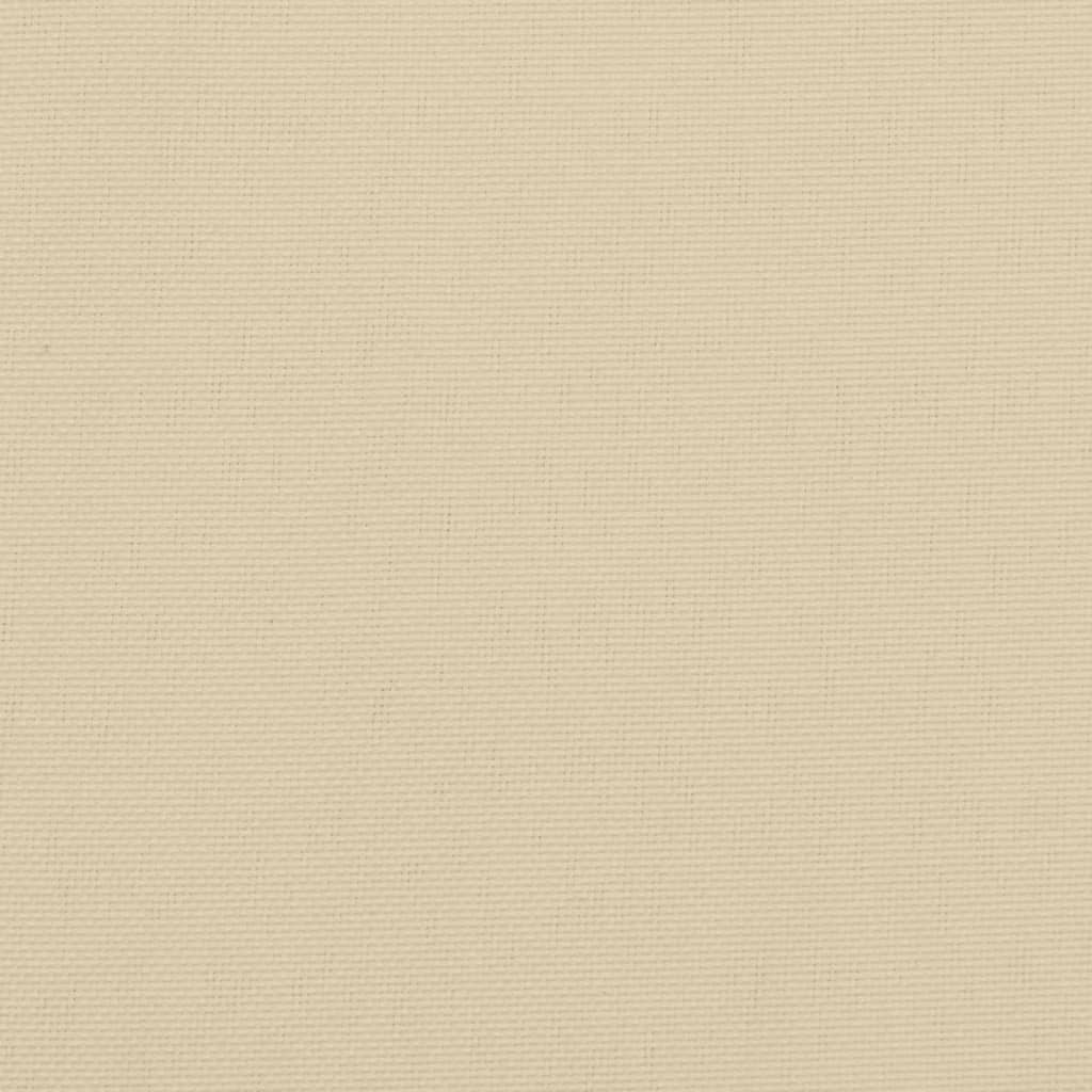 Μαξιλάρια Καρέκλας Κήπου 6 τεμ. Μπεζ 50x50x7 εκ. Υφασμάτινα 8
