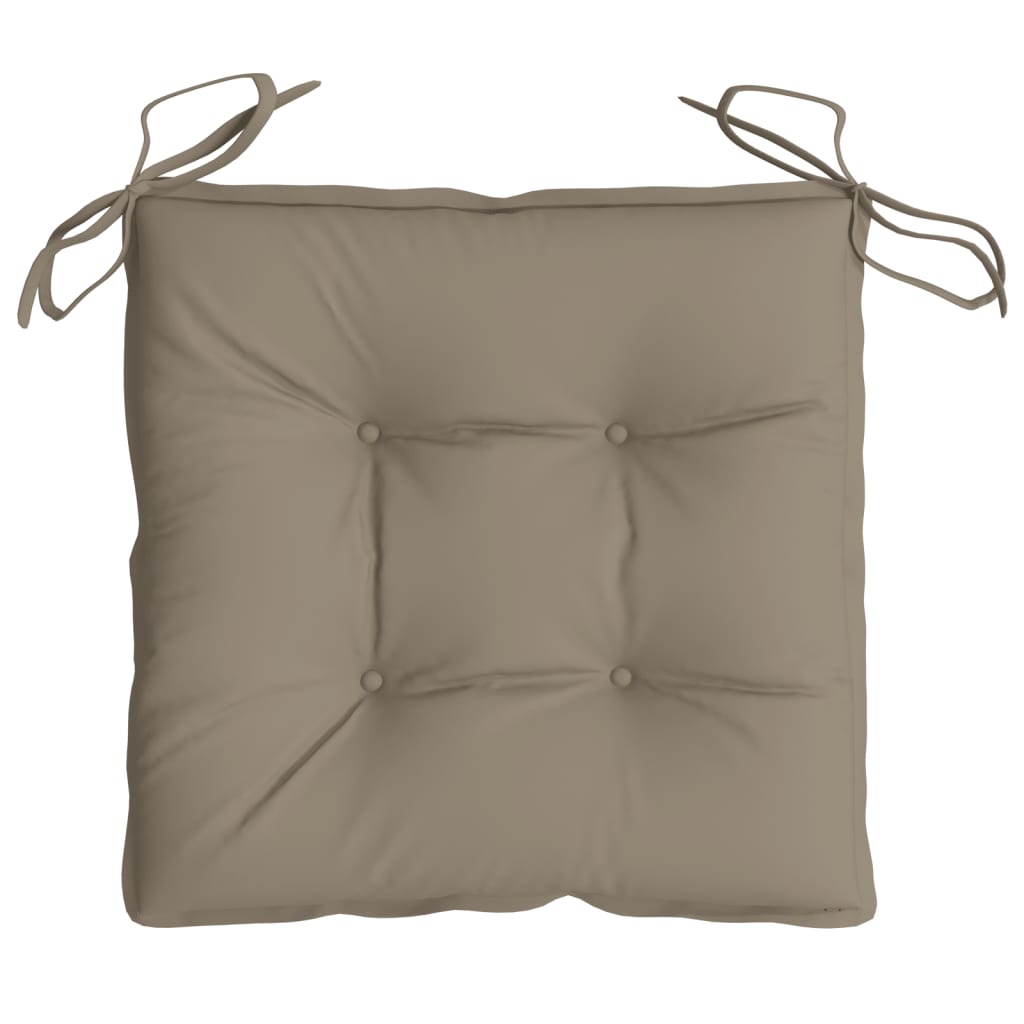 Μαξιλάρια Καρέκλας Κήπου 4 τεμ. Taupe 50x50x7 εκ. Oxford Ύφασμα 6