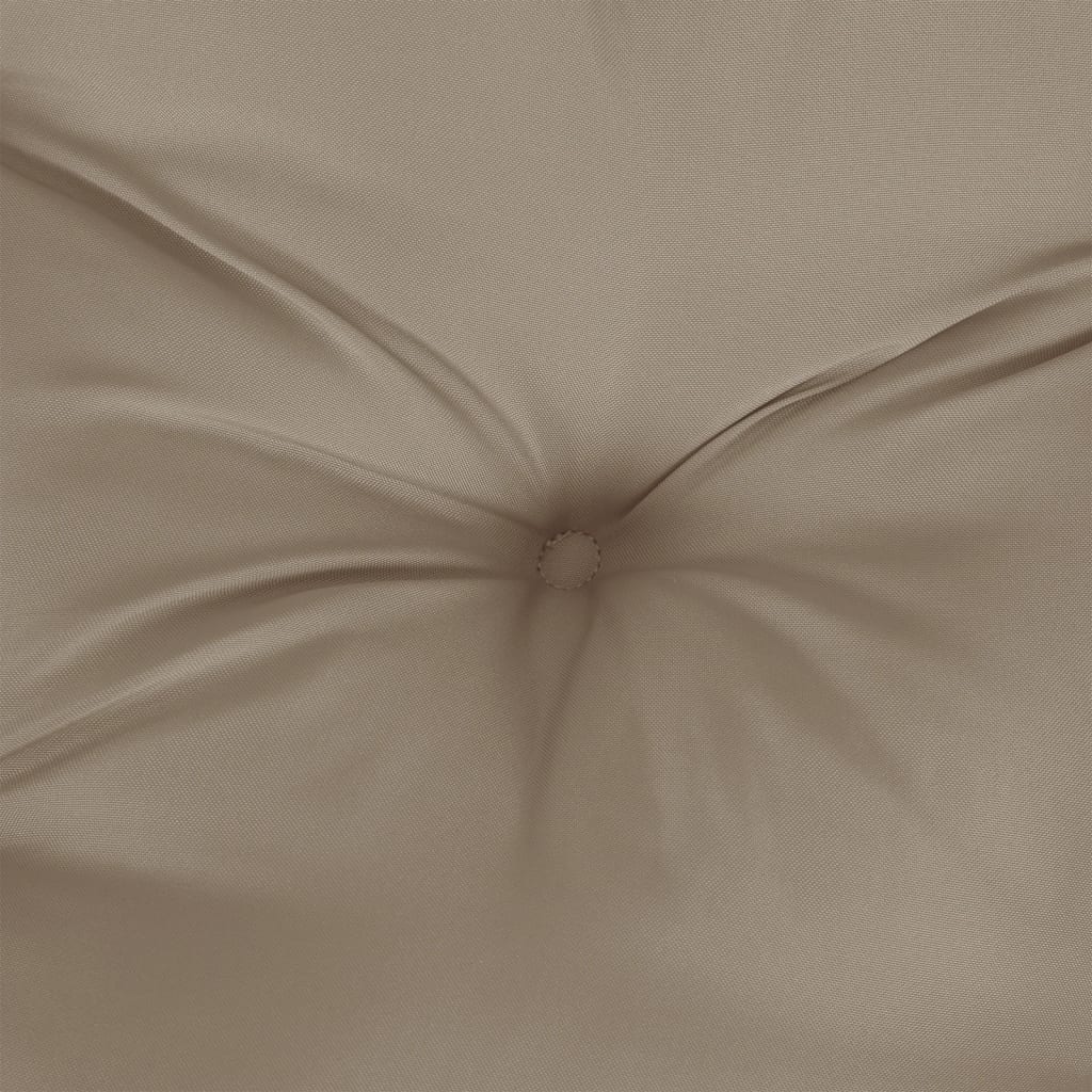 Μαξιλάρια Καρέκλας Κήπου 4 τεμ. Taupe 50x50x7 εκ. Oxford Ύφασμα 7