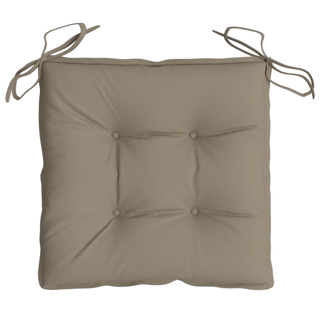 Μαξιλάρια Καρέκλας Κήπου 6 τεμ. Taupe 50x50x7 εκ. Oxford Ύφασμα 6