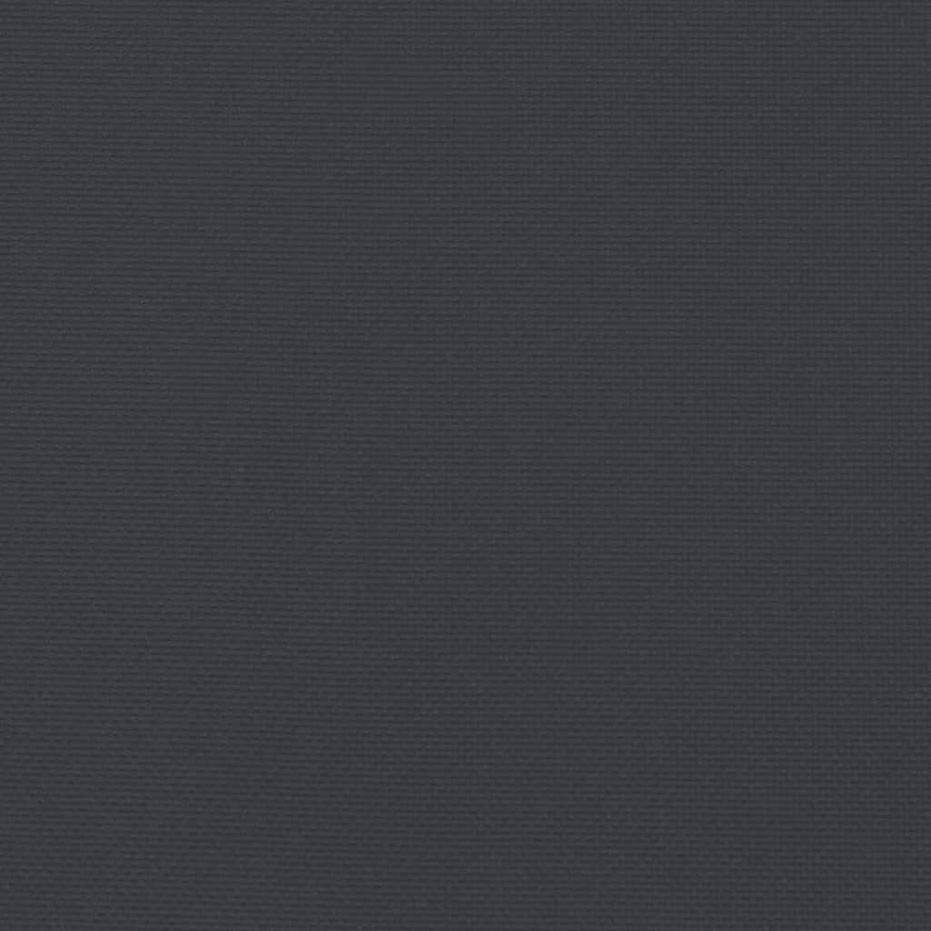 Μαξιλάρι Πάγκου Κήπου Μαύρο 180x50x7 εκ. Ύφασμα Oxford 6