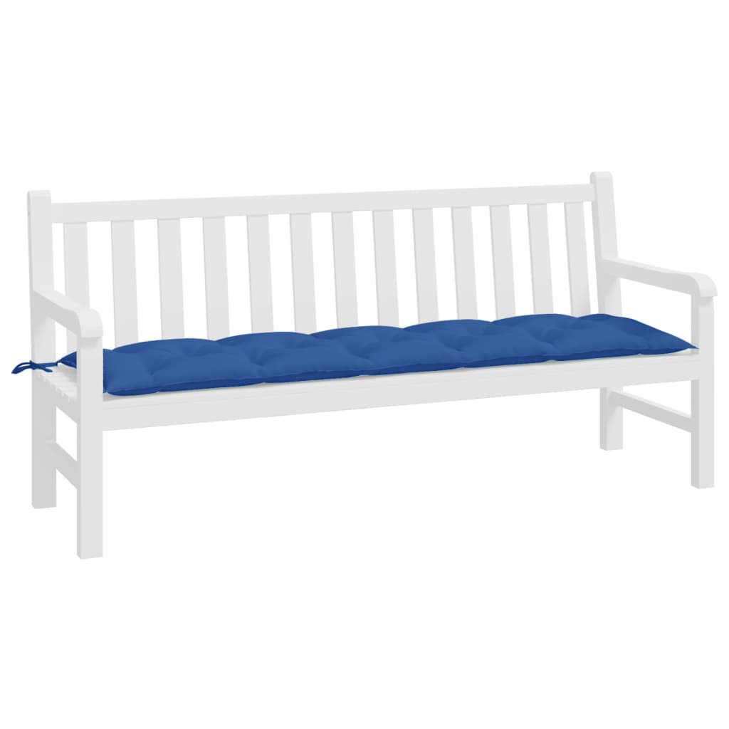 Μαξιλάρι Πάγκου Κήπου Μπλε 180x50x7 εκ. Ύφασμα Oxford 3