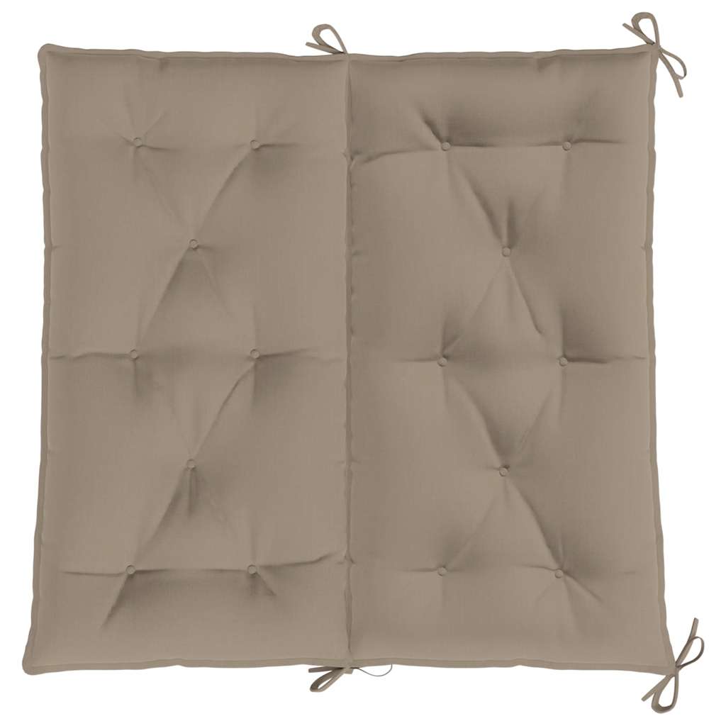 Μαξιλάρι Πάγκου Κήπου Taupe 100x(50+50)x7 εκ. Ύφασμα Oxford 5