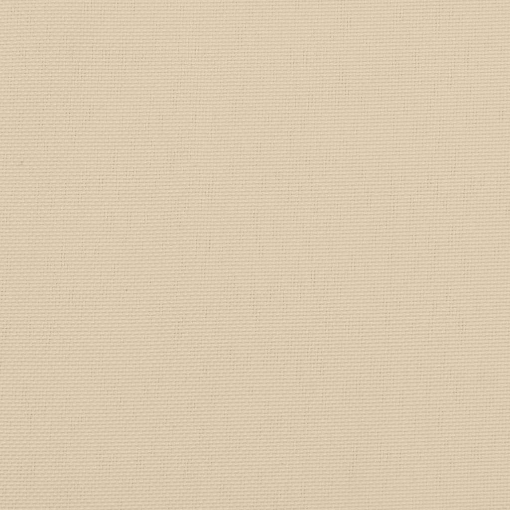 Μαξιλάρι Πάγκου Κήπου Μπεζ 120x(50+50)x7 εκ. Ύφασμα Oxford 8