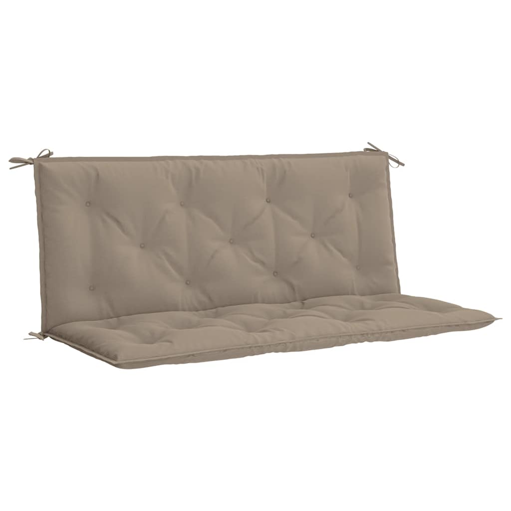 Μαξιλάρι Πάγκου Κήπου Taupe 120x(50+50)x7 εκ. Ύφασμα Oxford 2