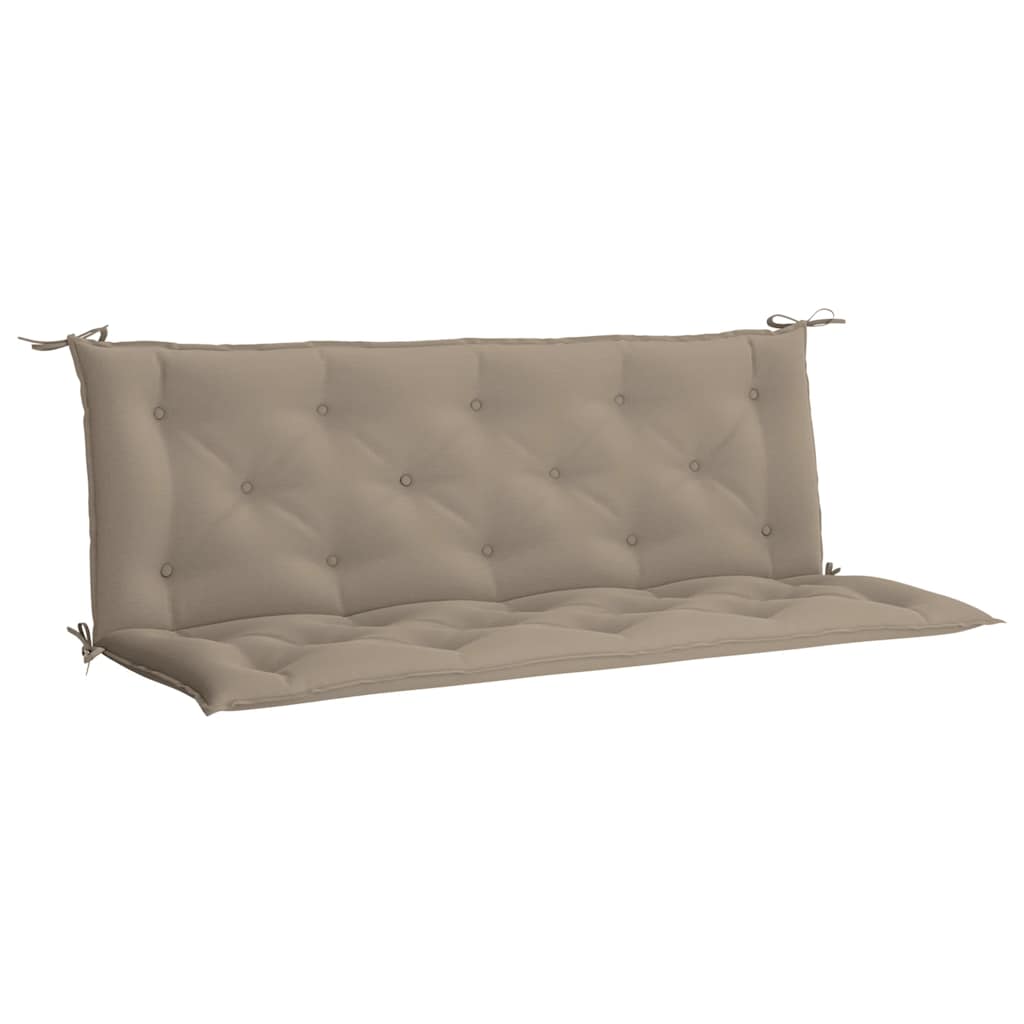 Μαξιλάρι Πάγκου Κήπου Taupe 150x(50+50)x7 εκ. Ύφασμα Oxford 2