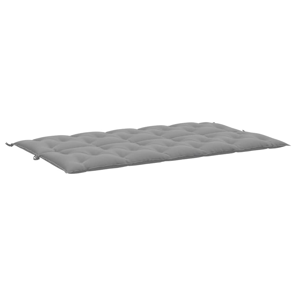 Μαξιλάρι Πάγκου Κήπου Γκρι 180x(50+50)x7 εκ. Ύφασμα Oxford 5