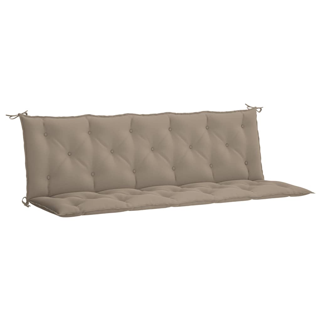 Μαξιλάρι Πάγκου Κήπου Taupe 180x(50+50)x7 εκ. Ύφασμα Oxford 2