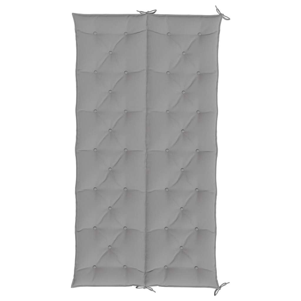 Μαξιλάρι Πάγκου Κήπου Γκρι 200x(50+50)x7 εκ. Ύφασμα Oxford 6