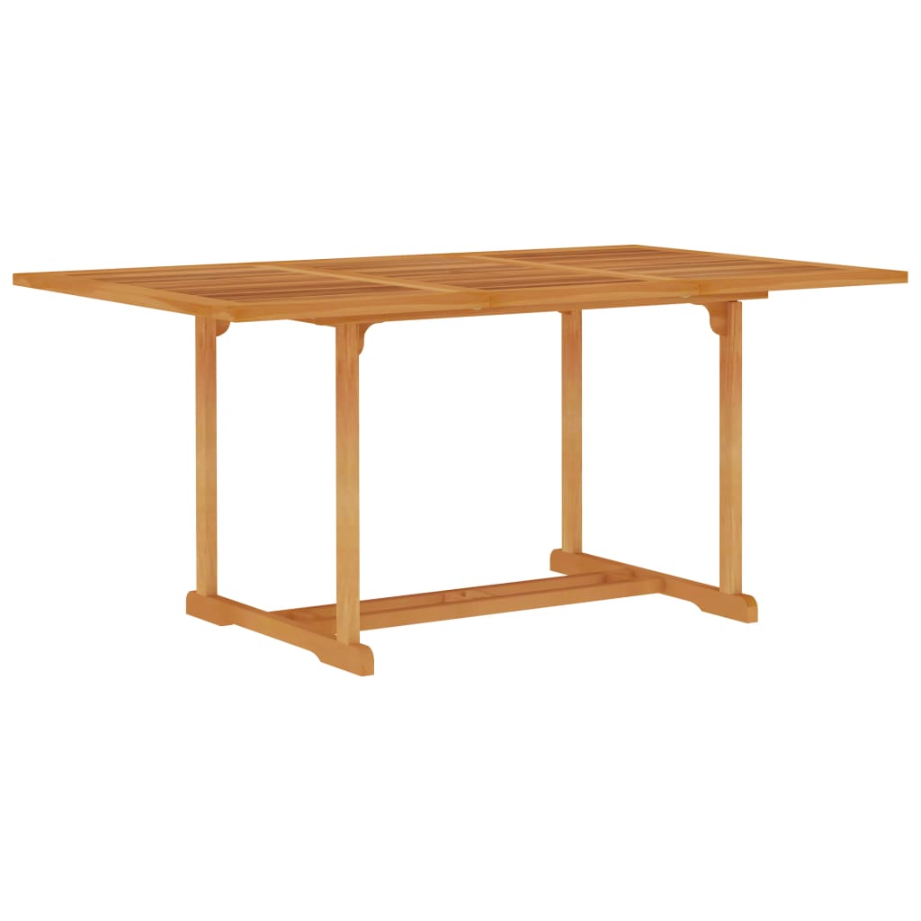 Τραπέζι Κήπου 150 x 90 x 75 εκ. από Μασίφ Ξύλο Teak 1